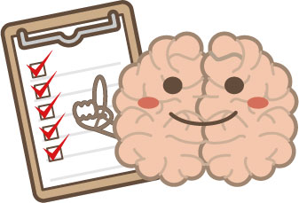 チェックと脳