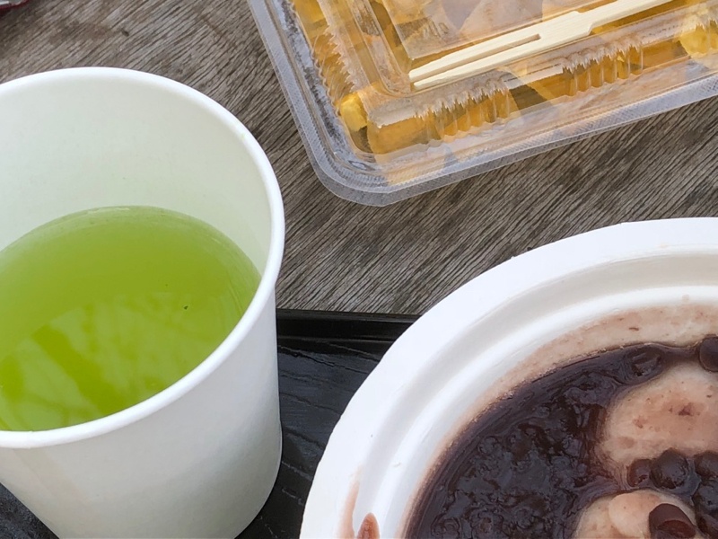 谷保天満宮ぜんざいセット