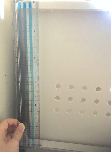 スタックバスケットとものさし