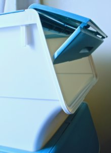 青フロックボックス正面