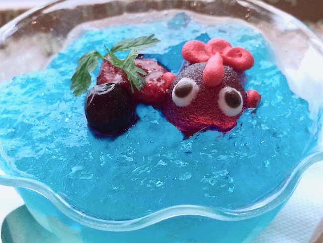 金魚ゼリーの金魚