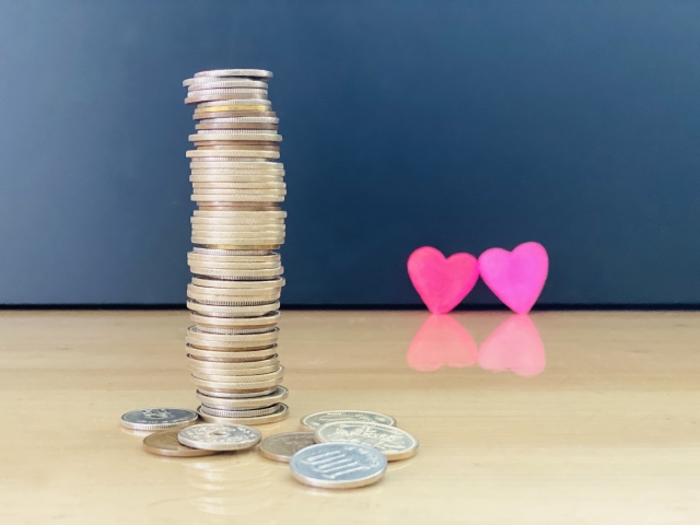 ハートとコイン