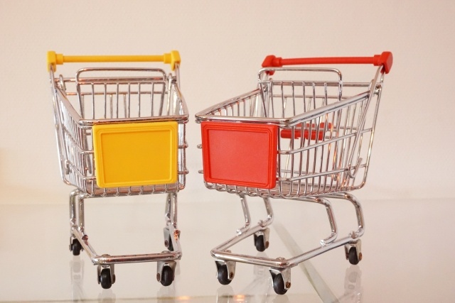 2色ショッピングカート