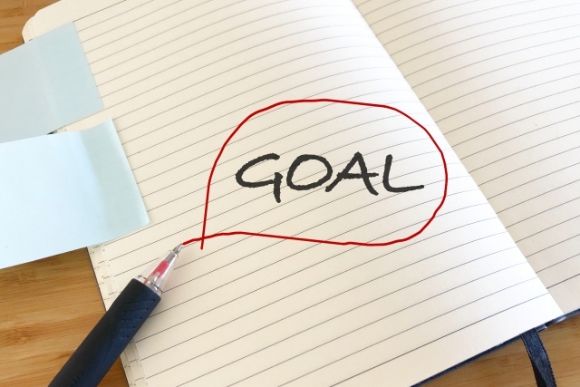 手帳にゴール設定