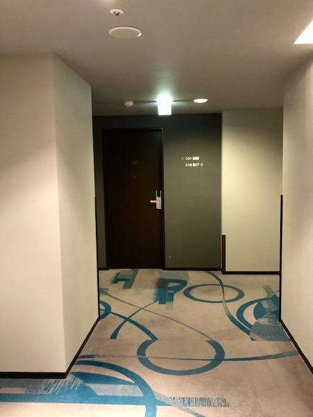 ホテルメッツ5Fエレベーターホール前