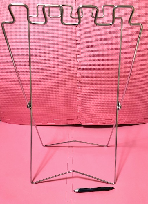 レジ袋スタンド立てたところ正面