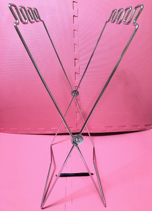 レジ袋スタンド立てた所