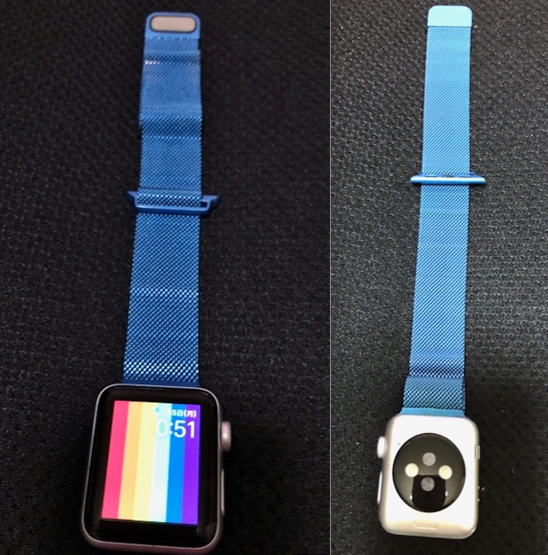 ミラネーゼループ片方装裏表