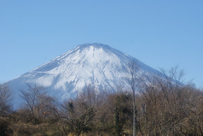 足柄SAからの富士