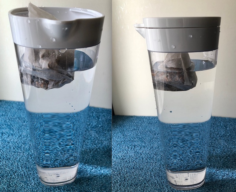 麦茶入れたばかり正面と横