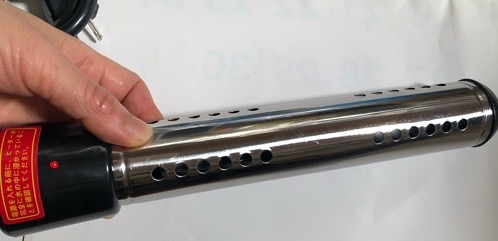 投げ込みヒーター初持ち