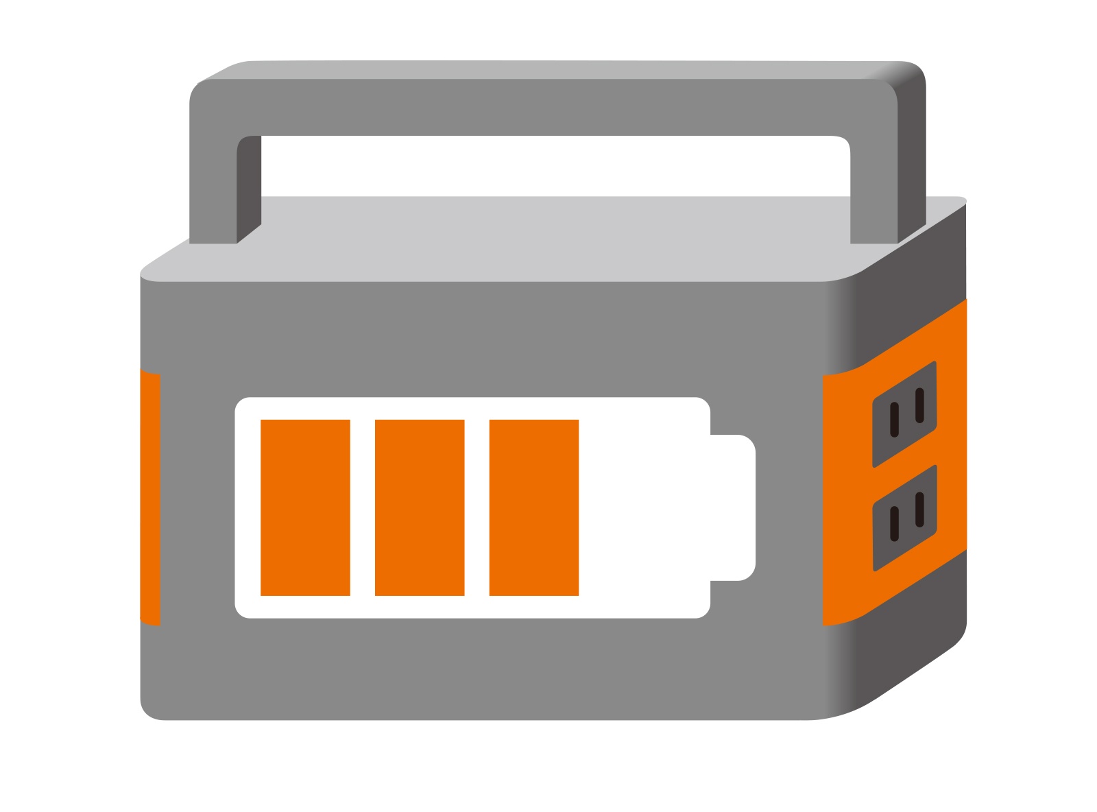 ポータブル電源アイコンタイプ