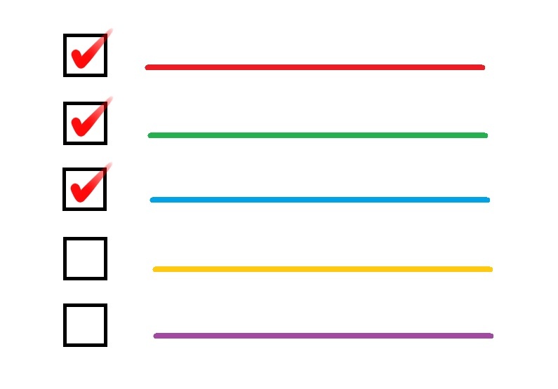 カラフルリストチェック